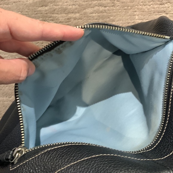 Coach black pebbled leather shoulder bag - Picture 7 of 10